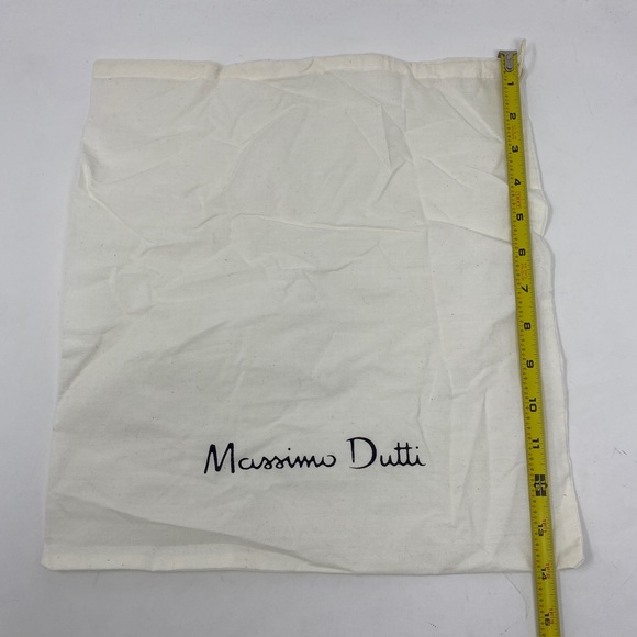 2 new Massimo Dutti white dust bags 13x14 - Picture 4 of 4